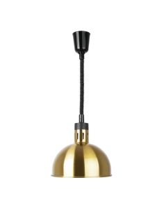 Lampe chauffante dôme rétractable Buffalo finition dorée | Buffalo - DY462