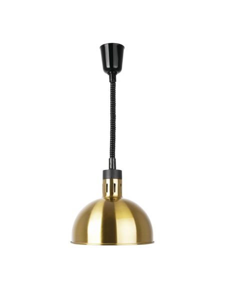 Lampe chauffante dôme rétractable Buffalo finition dorée | Buffalo - DY462