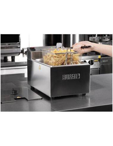 Friteuse de comptoir simple avec panier Buffalo 5L | Buffalo - CU616