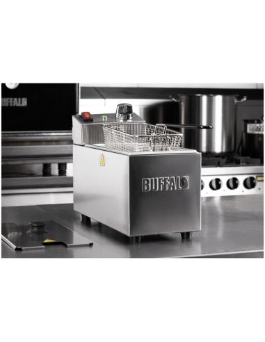 Friteuse de comptoir simple avec panier Buffalo 3L | Buffalo - CU614