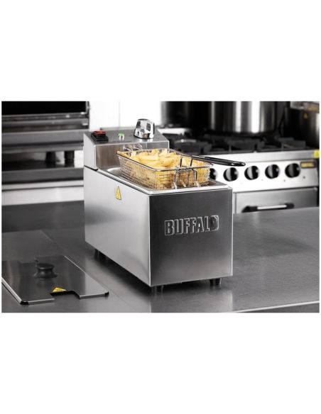 Friteuse de comptoir simple avec panier Buffalo 3L | Buffalo - CU614