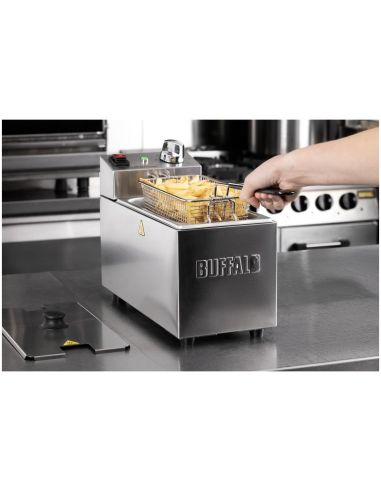 Friteuse de comptoir simple avec panier Buffalo 3L | Buffalo - CU614