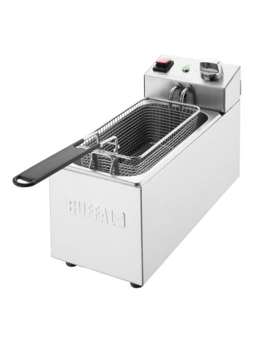 Friteuse de comptoir simple avec panier Buffalo 3L | Buffalo - CU614