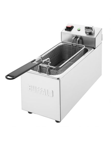 Friteuse de comptoir simple avec panier Buffalo 3L | Buffalo - CU614