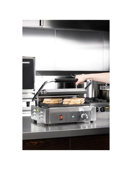 Grand gril de contact simple Bistro Buffalo lisse/lisse | Buffalo - CU603
