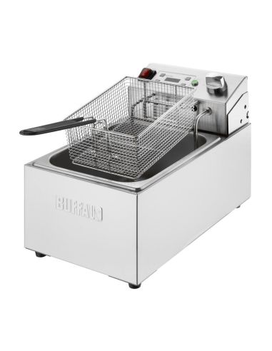 Friteuse électrique simple avec minuterie Buffalo 5L | Buffalo - CU622