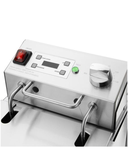 Friteuse électrique simple avec minuterie Buffalo 5L | Buffalo - CU622
