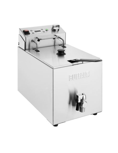 Friteuse électrique simple avec minuterie Buffalo 8L | Buffalo - CU620