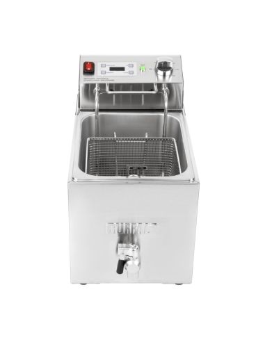 Friteuse électrique simple avec minuterie Buffalo 8L | Buffalo - CU620