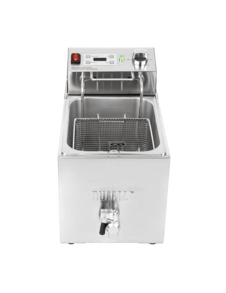 Friteuse électrique simple avec minuterie Buffalo 8L | Buffalo - CU620