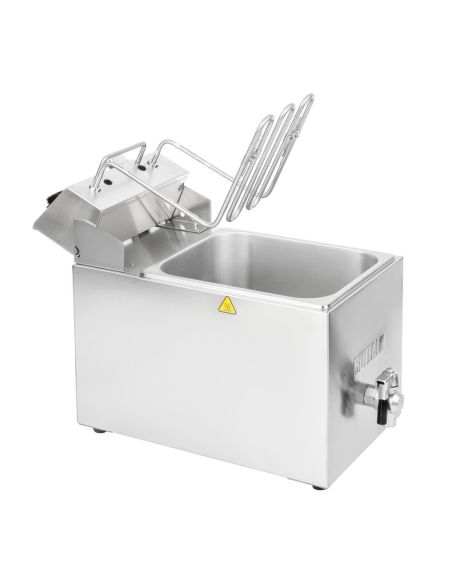 Friteuse électrique simple avec minuterie Buffalo 8L | Buffalo - CU620