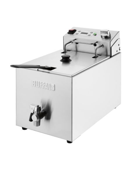 Friteuse électrique simple avec minuterie Buffalo 8L | Buffalo - CU620