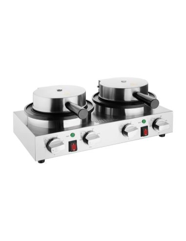 Gaufrier belge rond double Buffalo | Buffalo - CJ533