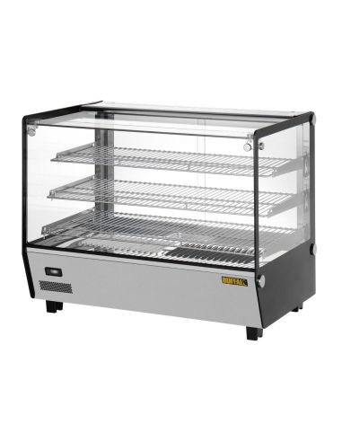 Vitrine chauffante de comptoir carrée Buffalo 160L | Buffalo - HW924