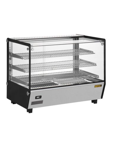 Vitrine chauffante de comptoir carrée Buffalo 160L | Buffalo - HW924