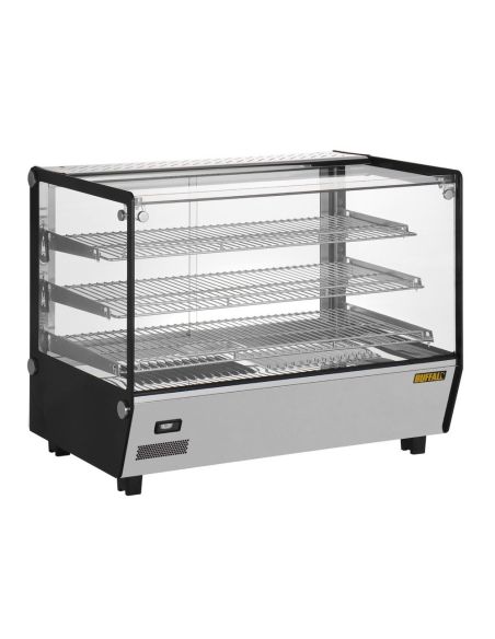 Vitrine chauffante de comptoir carrée Buffalo 160L | Buffalo - HW924