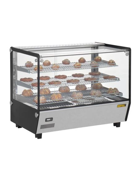 Vitrine chauffante de comptoir carrée Buffalo 160L | Buffalo - HW924