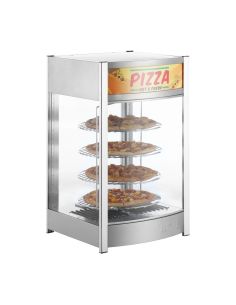 Vitrine chauffante rotative pour pizzas 4 niveaux - Buffalo - JB188