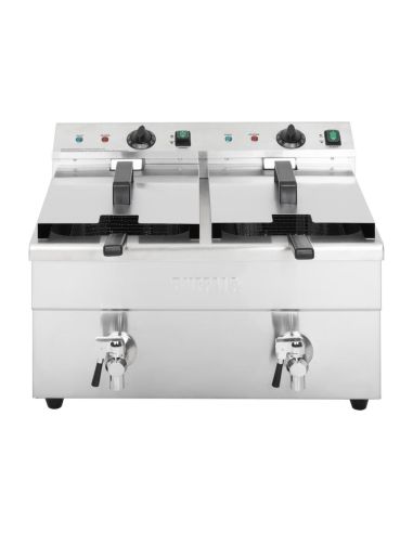 Friteuse induction double 2 x 3 kW - Buffalo - CT012