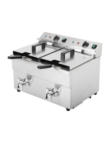 Friteuse induction double 2 x 3 kW - Buffalo - CT012