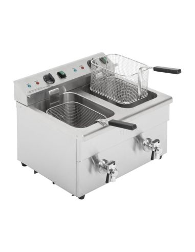 Friteuse induction double 2 x 3 kW - Buffalo - CT012