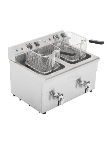 Friteuse induction double 2 x 3 kW - Buffalo - CT012