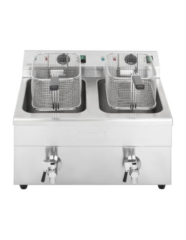Friteuse induction double 2 x 3 kW - Buffalo - CT012