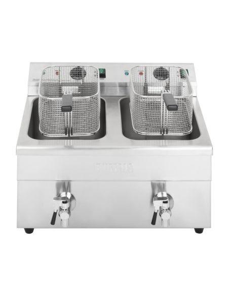 Friteuse induction double 2 x 3 kW - Buffalo - CT012