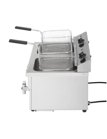 Friteuse induction double 2 x 3 kW - Buffalo - CT012