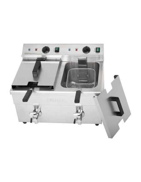 Friteuse induction double 2 x 3 kW - Buffalo - CT012