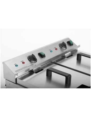 Friteuse induction double 2 x 3 kW - Buffalo - CT012