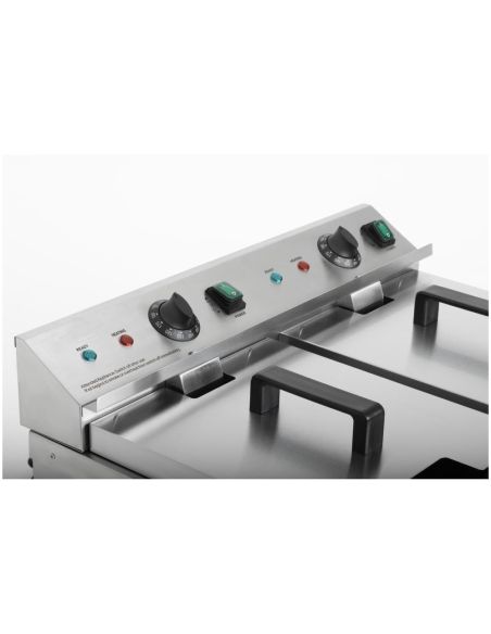 Friteuse induction double 2 x 3 kW - Buffalo - CT012