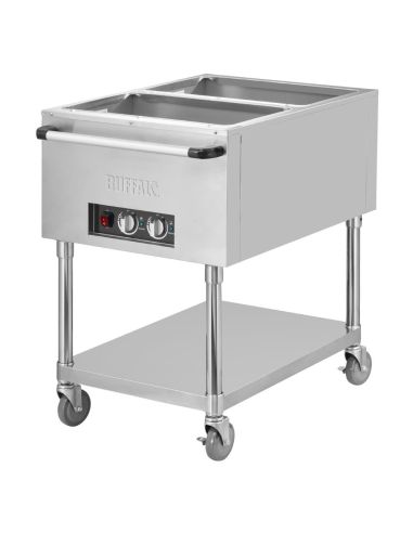 Bain-marie mobile 2x GN 1/1 - Buffalo - JB983