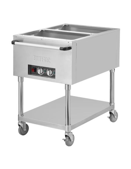 Bain-marie mobile 2x GN 1/1 - Buffalo - JB983