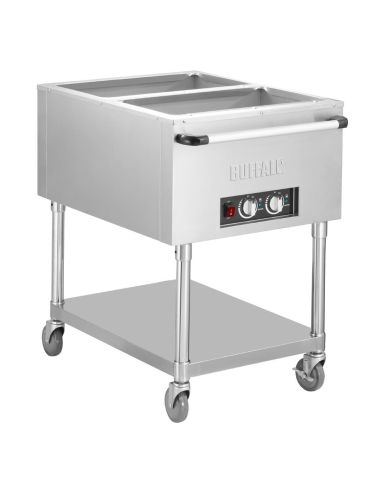 Bain-marie mobile 2x GN 1/1 - Buffalo - JB983
