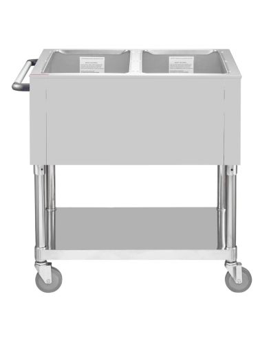 Bain-marie mobile 2x GN 1/1 - Buffalo - JB983