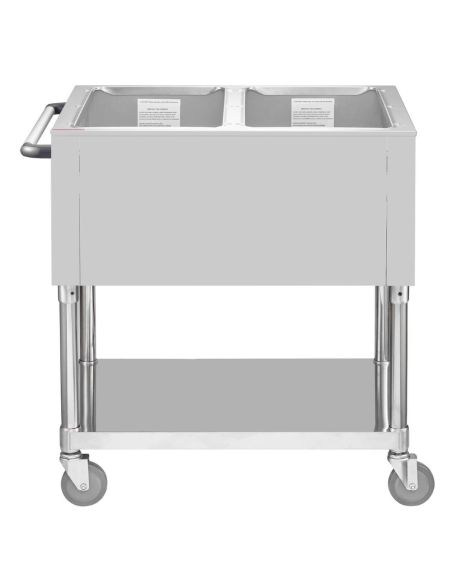 Bain-marie mobile 2x GN 1/1 - Buffalo - JB983