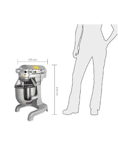 Batteur planétaire 9L 550W - Buffalo - GL190