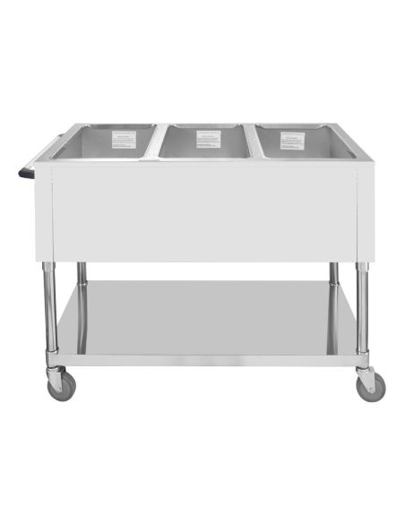 Bain-marie mobile 3x GN 1/1 - Buffalo - JB984