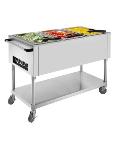Bain-marie mobile 3x GN 1/1 - Buffalo - JB984