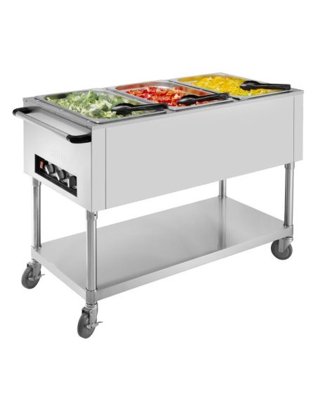 Bain-marie mobile 3x GN 1/1 - Buffalo - JB984