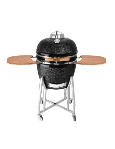 Barbecue kamado sur chariot avec tablettes - Buffalo - DR826