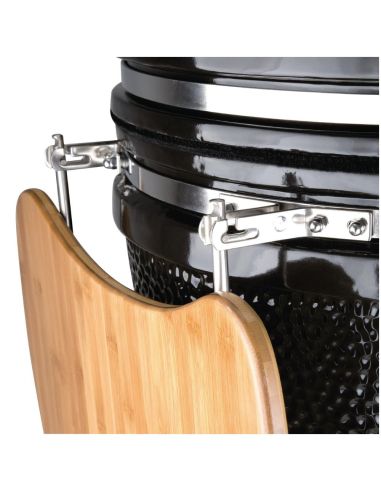Barbecue kamado sur chariot avec tablettes - Buffalo - DR826