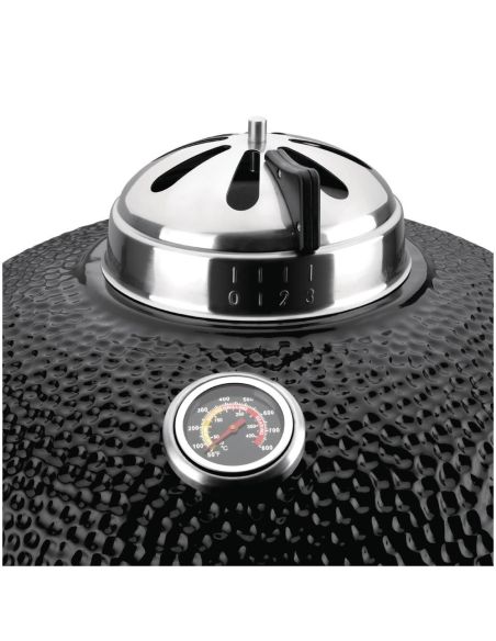 Barbecue kamado sur chariot avec tablettes - Buffalo - DR826