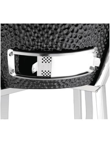 Barbecue kamado sur chariot avec tablettes - Buffalo - DR826