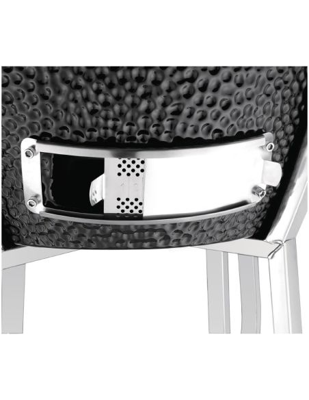 Barbecue kamado sur chariot avec tablettes - Buffalo - DR826