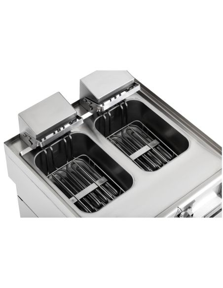 Friteuse électrique double Série 600 2 x 8L - Buffalo - CU477