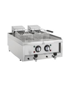 Friteuse électrique double Série 600 2 x 8L - Buffalo - CU477
