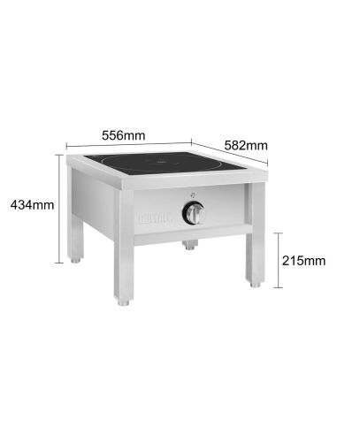 Grande plaque induction 8kW - Buffalo - HT766