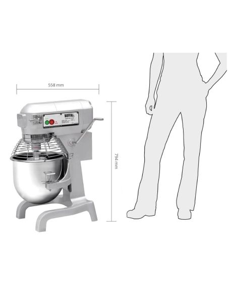 Batteur planétaire 20L 1100W - Buffalo - GL191
